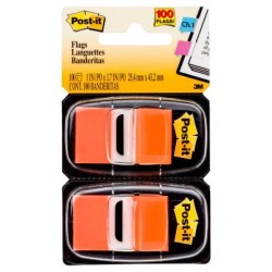 Post-it Flags 680-OE2 25x43mm Orange, Pack of 2