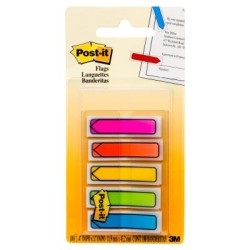 Post-it Arrow Flags 684-ARR2 12x43mm Bright, Pack of 5