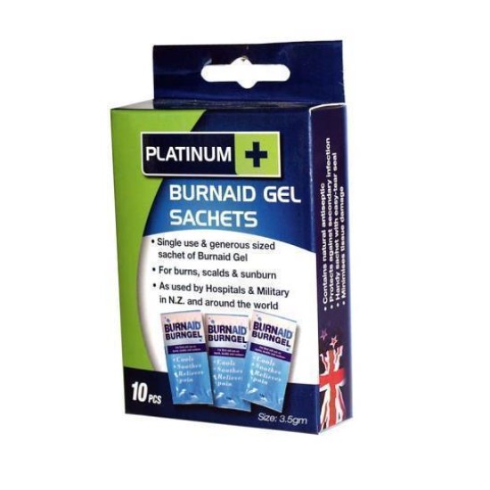 Platinum Burn Aid Gel Satchets 3.5gram