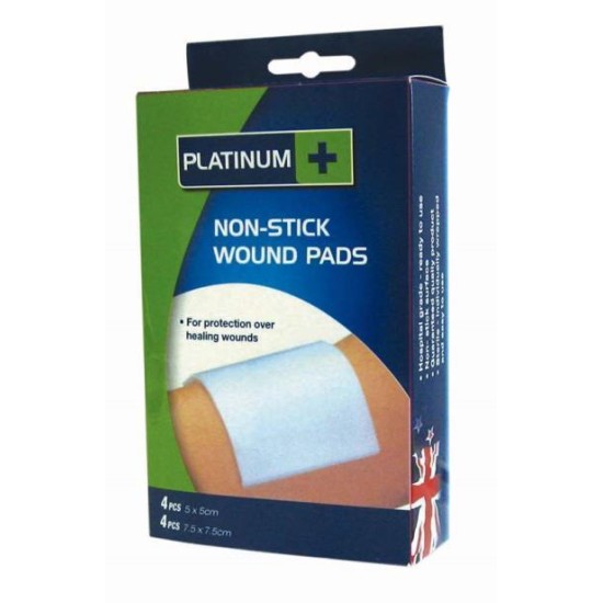 Platinum Non-Stick Wound Pads (contains 2 different size dressings)