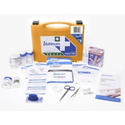 Platinum Regular First Aid Kit 51 Piece - Green Plastic Case