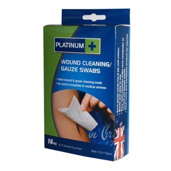 Platinum Gauze Swabs 7.5x7.5cm