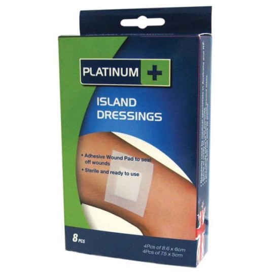 Platinum Island Dressings (contains 2 different size dressings)