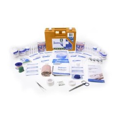 Platinum First Aid Kit 172 Piece Large - Green Plastic Case Wall Mount