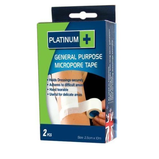 Platinum Micropore Tape 2.5cm