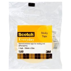 Scotch Sticky Tape 502 18mm x 33m
