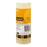 Scotch Everyday Tape 500 18mmx33m, Pack of 8