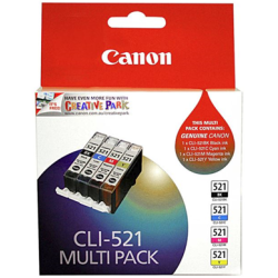 Canon ink value pack - cli521multi 4pk