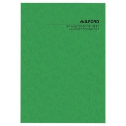 MILFORD FSC 70% MIX A4 14 MONEY COLUMN 26 LEAF LIMP ANALYSIS BOOK