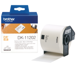 BROTHER LABEL DK11202 SHIPPING 62X100MM ROLL 300 BROTHER LABEL DK11202 SHIPPING 62X100MM ROLL 300