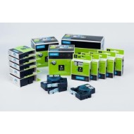 DYMO TAPE D1 9MMX7M BLK/WHT