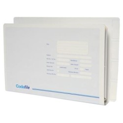 CODAFILE FILE STANDARD HEAVY WITH LEFT HAND POCKET Box of 20