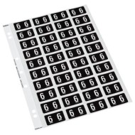 CDF 25MM NUMERIC LAB 6 SINGLES