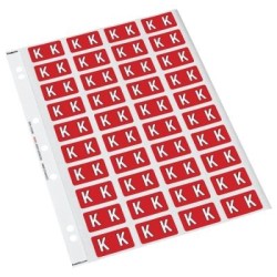 CDF 25MM ALPHA LABEL K SINGLES