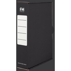FM STORAGE CARTON BLACK FOOLSCAP COLOURED FM STORAGE CARTON BLACK FOOLSCAP COLOURED
