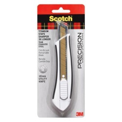 Scotch Utility Knife TI-KL 18mm Large White