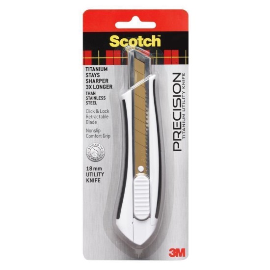 Scotch Utility Knife TI-KL 18mm Large White