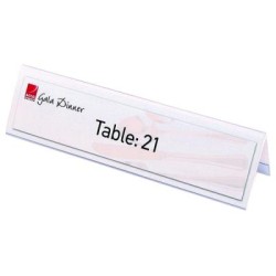REXEL® ID LARGE NAME PLATES BX25 59X210MM PLATE + CARD LGE