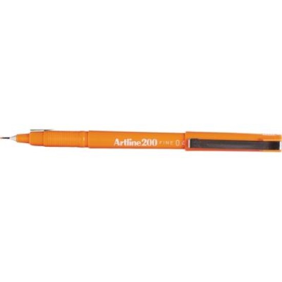 ARTLINE 200 FINELINE PEN 0.4MM ORANGE