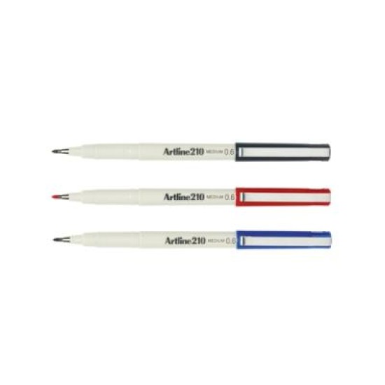 ARTLINE 210 PEN 0.6 ASST 4PK (HANGSELL)