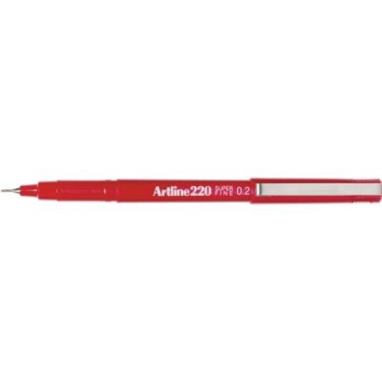 ARTLINE 220 PEN 0.2MM RED