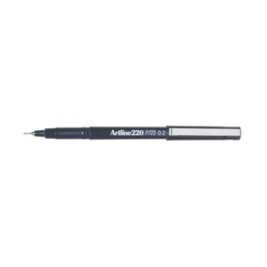 ARTLINE 220 PEN 0.2 BLACK 1PK (HANGSELL)