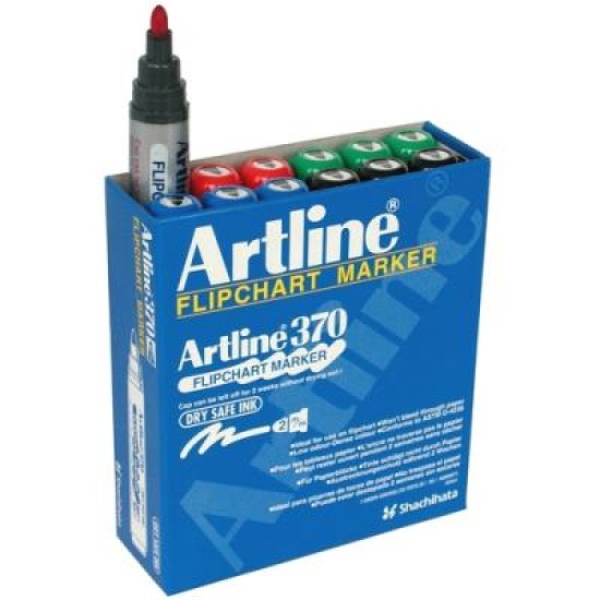 ARTLINE 370 FLIPCHART MARKER 4 COL ASST