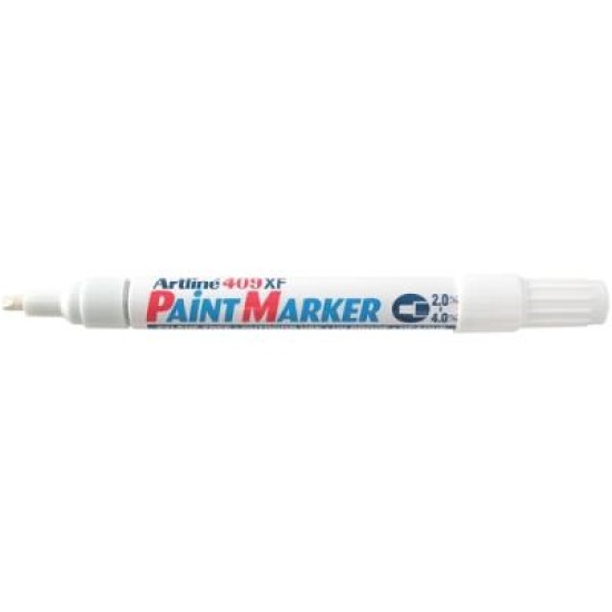 ARTLINE 409 PAINT MKR CHISEL NIB WHITE