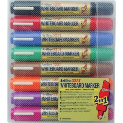 ARTLINE 525T DUAL NIB WHITEBOARD MKR WLT8