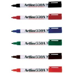 ARTLINE 550A WHITEBOARD MKR 6 COLOUR ASST