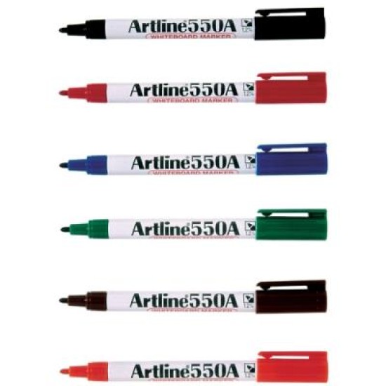 ARTLINE 550A WHITEBOARD MKR 6 COLOUR ASST