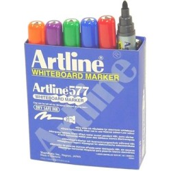 ARTLINE 577 WHITEBOARD MARKER 8 COL ASST