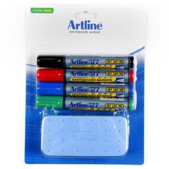 ARTLINE 577 WHITEBOARD MKR STARTER KIT