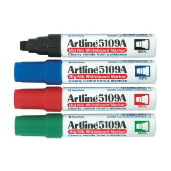 ARTLINE 5109A WHITEBOARD MKR 10MM ASST
