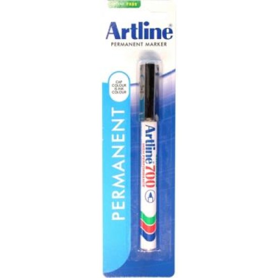 ARTLINE 700 PERMANENT MKR BLACK HS