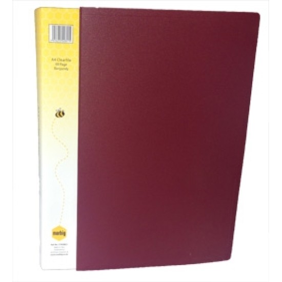DISPLAY BOOK A4 20 PG INSERT SPINE BURGU