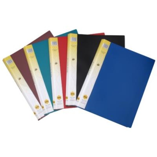 DISPLAY BOOK A4 60 PG INSERT SPINE BLUE
