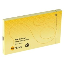 NOTES YELLOW 75X125MM YLW 