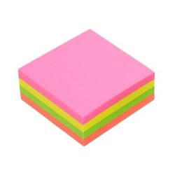 NOTES BRILLLANT CUBE 75X75MM 320SHT ASST