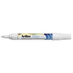 ARTLINE GLASS MARKER 4MM WHITE