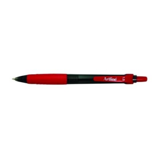 ARTLINE IKONIC RETRACTABLE GRIP BPP RED