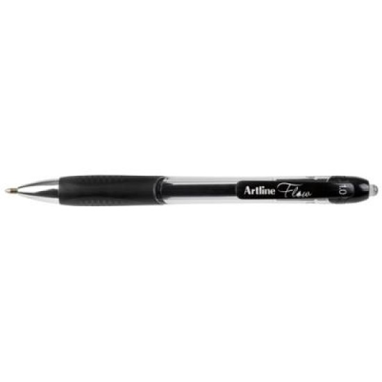 ARTLINE FLOW RETRACTABLE PEN BLACK