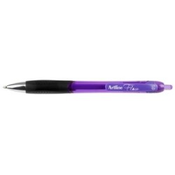 ARTLINE FLOW RETRACTABLE PEN PURPLE