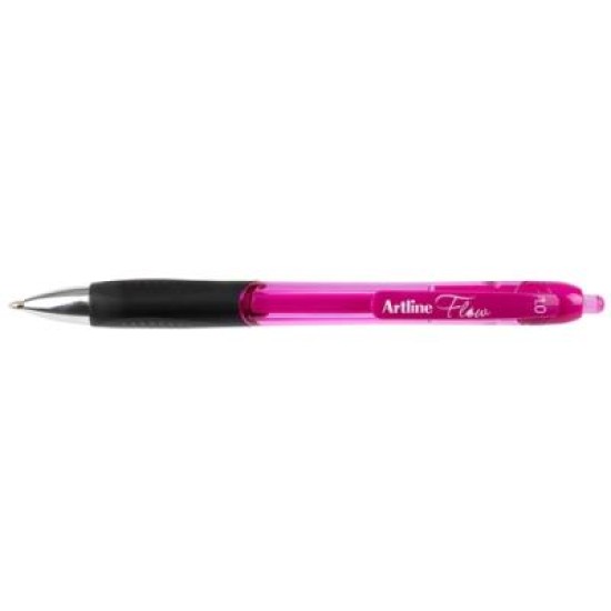 ARTLINE FLOW RETRACTABLE PEN PINK