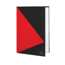 MBG NOTEBOOK RED & BLACK A5 200PGS