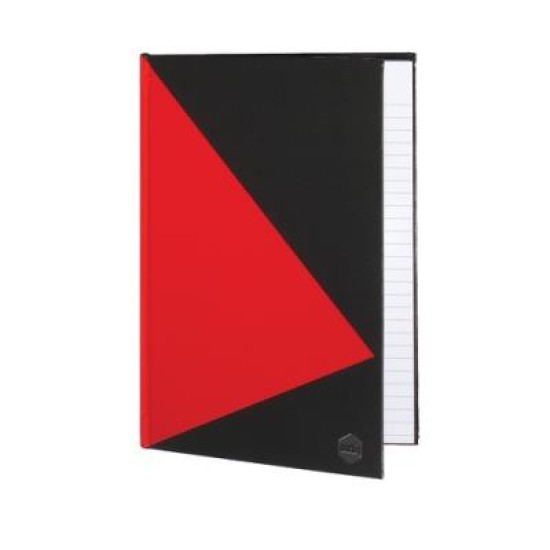 MBG NOTEBOOK RED & BLACK A5 200PGS