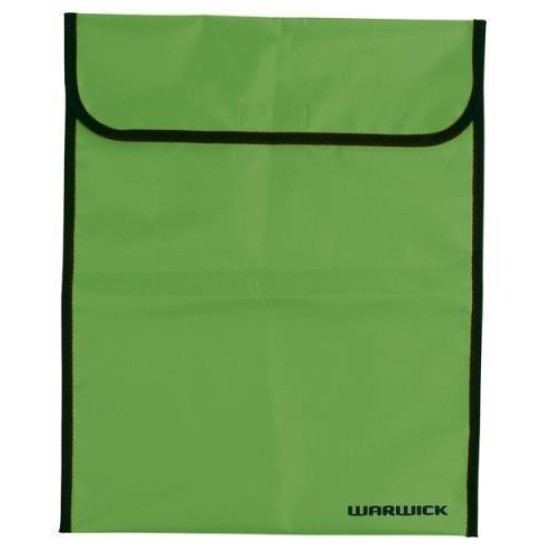 WARWICK HOMEWORK BAG FLUORO LIME LARGE VELCRO