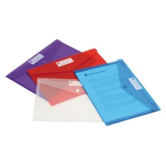COLOURHIDE DISPLAYBOOK NON-REFILL A4 40PK BLUE