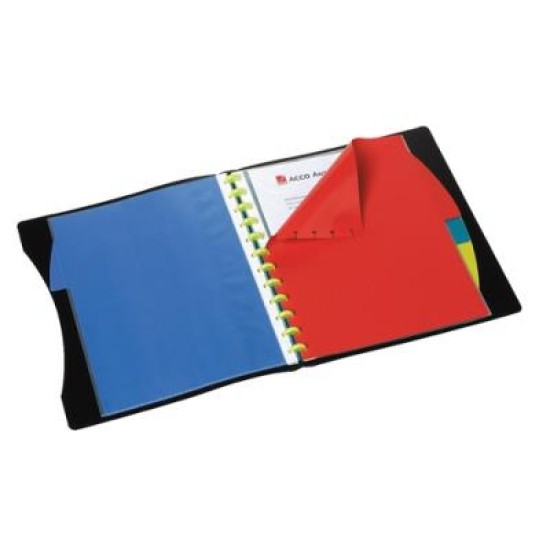 COLOURHIDE DISPLAYBOOK NON-REFILL A4 20PKT BLK