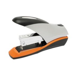 REXEL STAPLER OPTIMA70 70SHT ORG/SLV